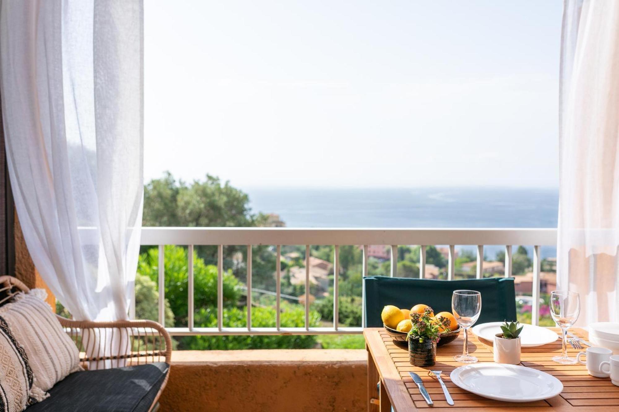 Vue Mer Et Jardin Théoule-sur-Mer Eksteriør billede